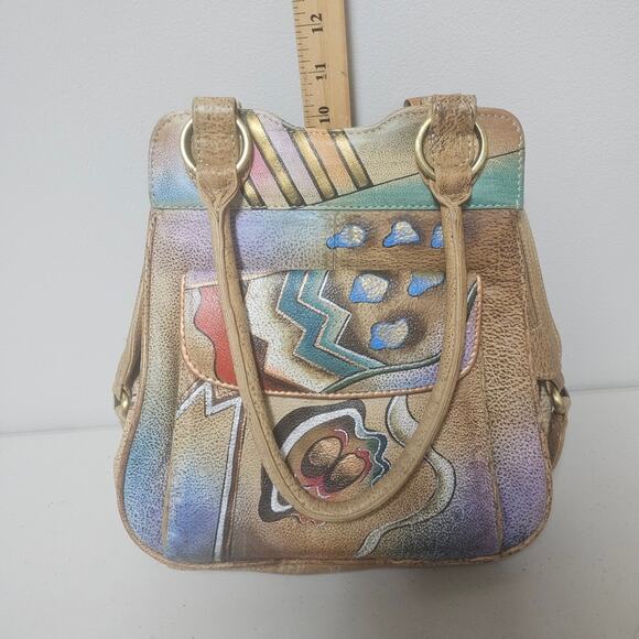BIACCI handpainted leather purse never used - Picture 9 of 11